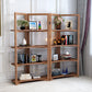 Open Back Folding Bookshelf Wood Contemporary Bookcase for Home 70.9"L x 17.7"W x 70.9"H Clearhalo 'Bookcases' 'furn' 'furn_bookcases' 'Furniture' 'Office Furniture' 7226646