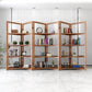 Open Back Folding Bookshelf Wood Contemporary Bookcase for Home 106"L x 18"W x 71"H Clearhalo 'Bookcases' 'furn' 'furn_bookcases' 'Furniture' 'Office Furniture' 7226648