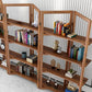 Open Back Folding Bookshelf Wood Contemporary Bookcase for Home Clearhalo 'Bookcases' 'furn' 'furn_bookcases' 'Furniture' 'Office Furniture' 7226655