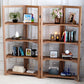 Open Back Folding Bookshelf Wood Contemporary Bookcase for Home Clearhalo 'Bookcases' 'furn' 'furn_bookcases' 'Furniture' 'Office Furniture' 7226659