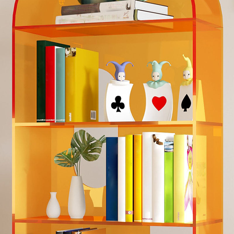 Stile moderno chiuso libreria verticale libreria in acrilico per ufficio a casa