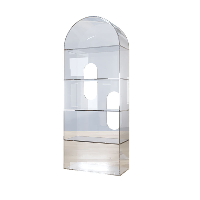 Stile moderno chiuso libreria verticale libreria in acrilico per ufficio a casa