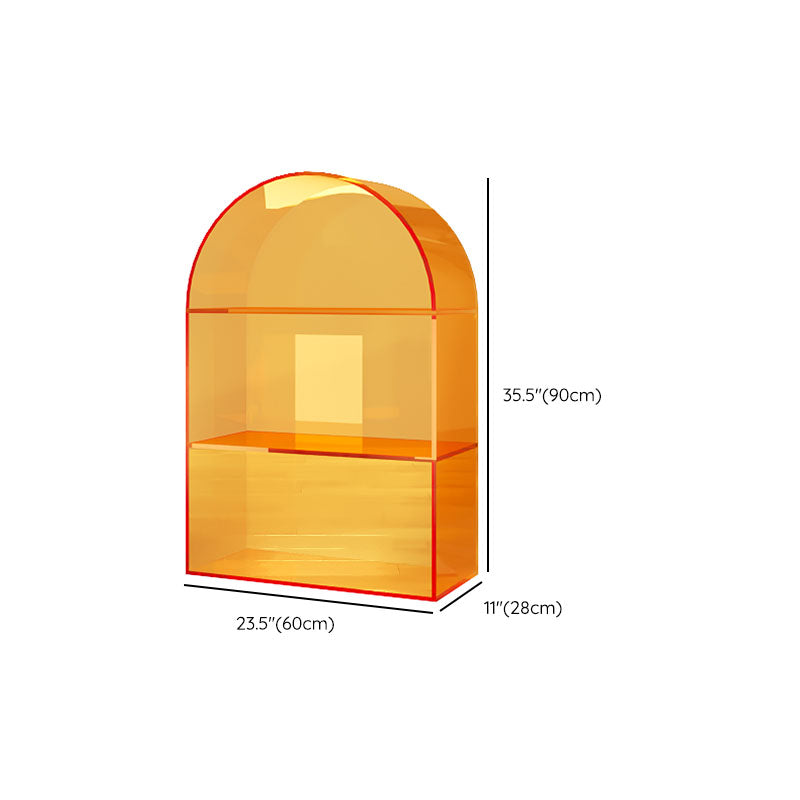 Stile moderno chiuso libreria verticale libreria in acrilico per ufficio a casa