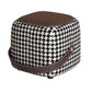 Pouf moderne Pouf Faux en cuir rembourré Portable