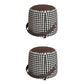 Pouf moderne Pouf Faux en cuir rembourré Portable