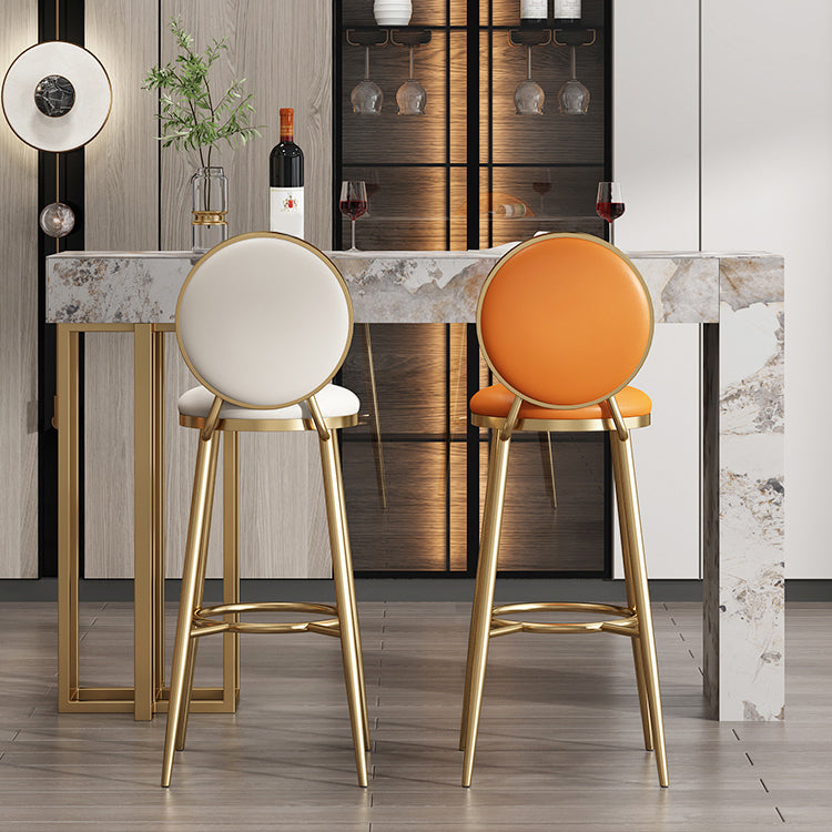 Eigentijdse bar-eettafel voor binnen, marmeren rechthoekige bartafel
