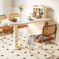 Modern Free Form Dining Table for Kitchen White Dinette Table with Storage Clearhalo 'Dining Tables & Seating' 'Dining Tables' 'dining_table' 'furn' 'furn_dining_table' 'Furniture' 'Kitchen & Dining Furniture' 7227041