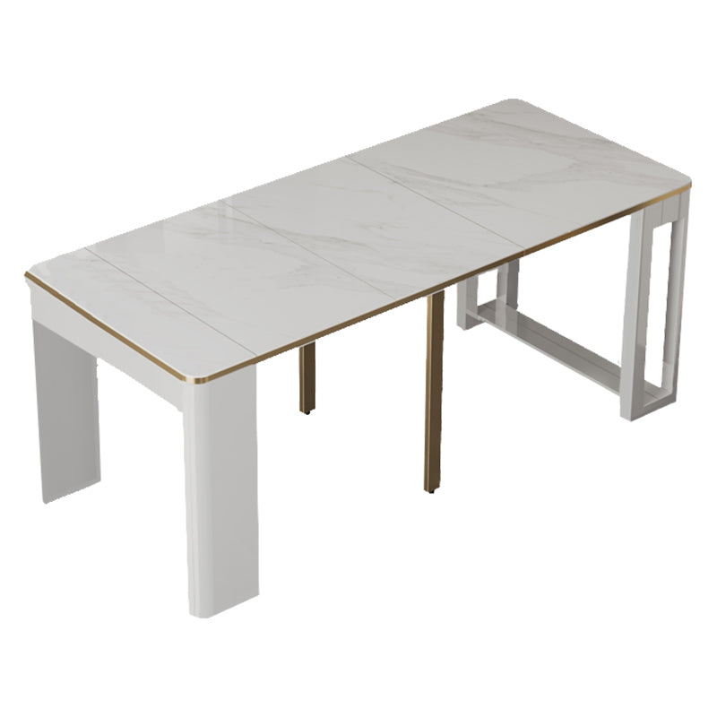 Modern Simple Dining Table Removable Dinner Table for Living Room Beige Without Chairs Clearhalo 'Dining Tables & Seating' 'Dining Tables' 'dining_table' 'furn' 'furn_dining_table' 'Furniture' 'Kitchen & Dining Furniture' 7227100