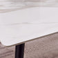 Modern Rectangle Dining Table for Home White Dinette Table with 4 Legs Clearhalo 'Dining Tables & Seating' 'Dining Tables' 'dining_table' 'furn' 'furn_dining_table' 'Furniture' 'Kitchen & Dining Furniture' 7227116