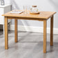 Modern Rectangle Dining Table for Home Brown Wood Dinette Table