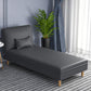Skandinavischer armloser Akzentstuhl mit 3-Positionen-Liege-Chaiselounge-Couch