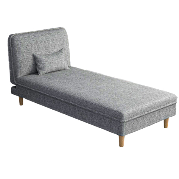 Skandinavischer armloser Akzentstuhl mit 3-Positionen-Liege-Chaiselounge-Couch
