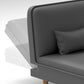 Skandinavischer armloser Akzentstuhl mit 3-Positionen-Liege-Chaiselounge-Couch