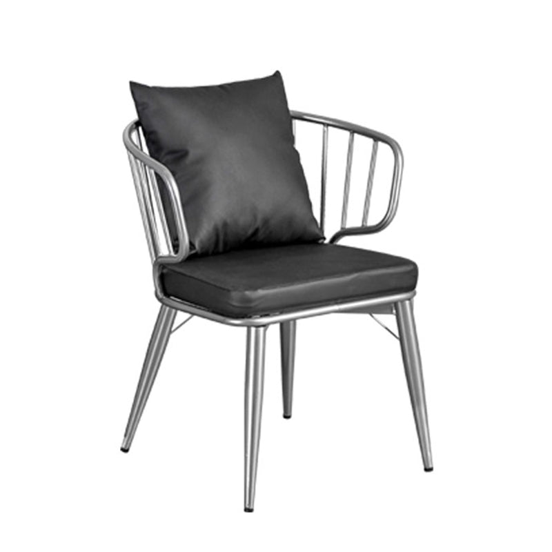 Solid Wood Dinette Set 1/2/3 Pcs Industrial Style Dining Set with Round Table