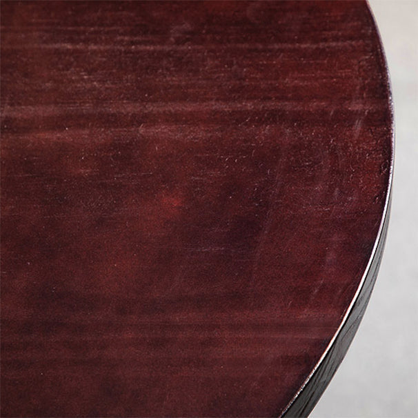 Solid Wood Dinette Set 1/2/3 Pcs Industrial Style Dining Set with Round Table