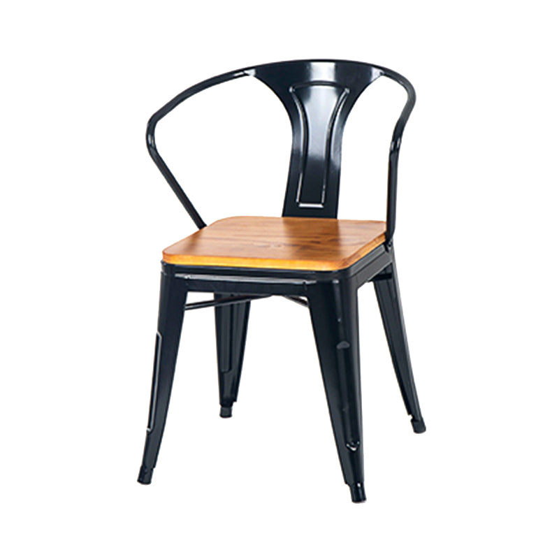 Set di dinette industriale fisso 1/3 pezzi mobili in legno massiccio marrone per casa