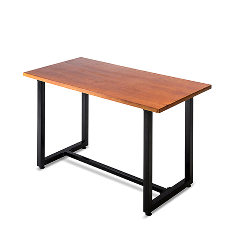 Set di dinette industriale fisso 1/3 pezzi mobili in legno massiccio marrone per casa