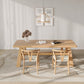 Fixed Modern Dinette Set 1/3 Pcs Solid Wood Furniture for Home