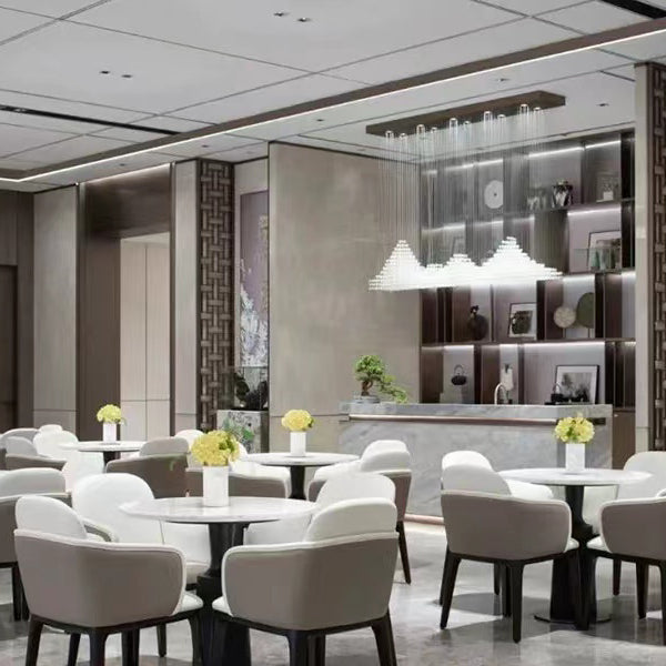 Silla de brazo de cuero de imitación sillas de estilo nórdico parsons con piernas negras