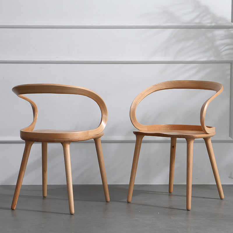 Sillas de comedor de madera sólida sillas de comedor de estilo diseñador para comedor