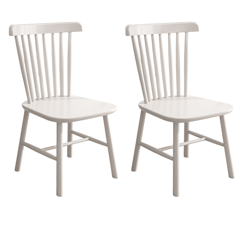 Contemporary Armless Dining Chair Home Solid Wood Dining Chair