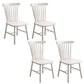 Contemporary Armless Dining Chair Home Solid Wood Dining Chair
