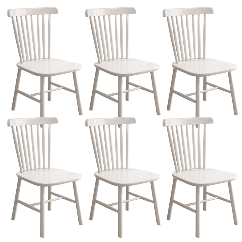 Contemporary Armless Dining Chair Home Solid Wood Dining Chair