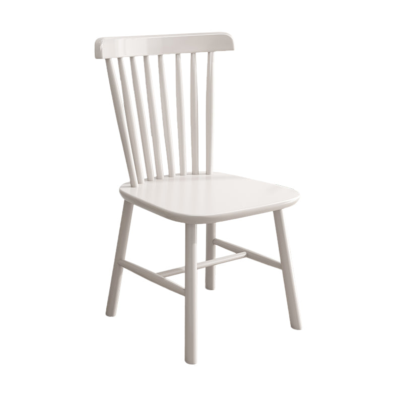 Contemporary Armless Dining Chair Home Solid Wood Dining Chair