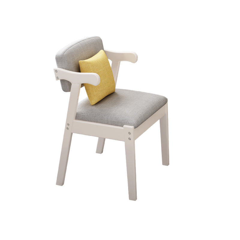 Contemporary Armless Dining Chair Home Solid Wood Dining Chair
