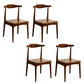 Contemporary Armless Dining Chair Home Solid Wood Dining Chair