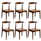 Contemporary Armless Dining Chair Home Solid Wood Dining Chair