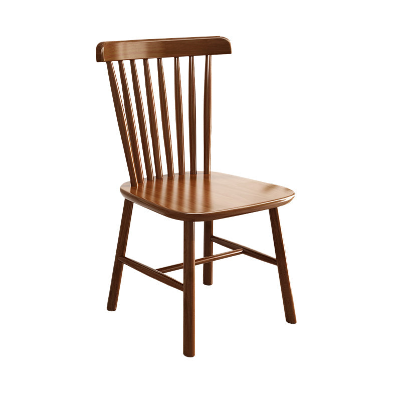 Contemporary Armless Dining Chair Home Solid Wood Dining Chair