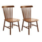 Contemporary Armless Dining Chair Home Solid Wood Dining Chair