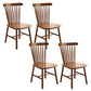 Contemporary Armless Dining Chair Home Solid Wood Dining Chair