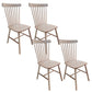 Contemporary Armless Dining Chair Home Solid Wood Dining Chair