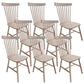 Contemporary Armless Dining Chair Home Solid Wood Dining Chair