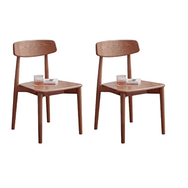 Esszimmer armloser Esstuhl Haus Holz offener Esstuhl