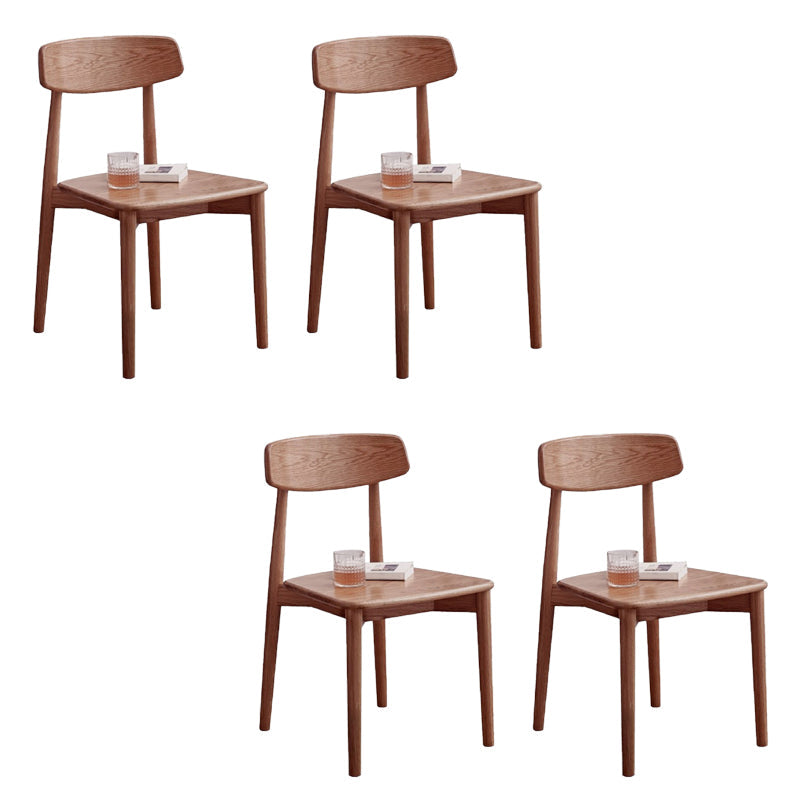 Esszimmer armloser Esstuhl Haus Holz offener Esstuhl