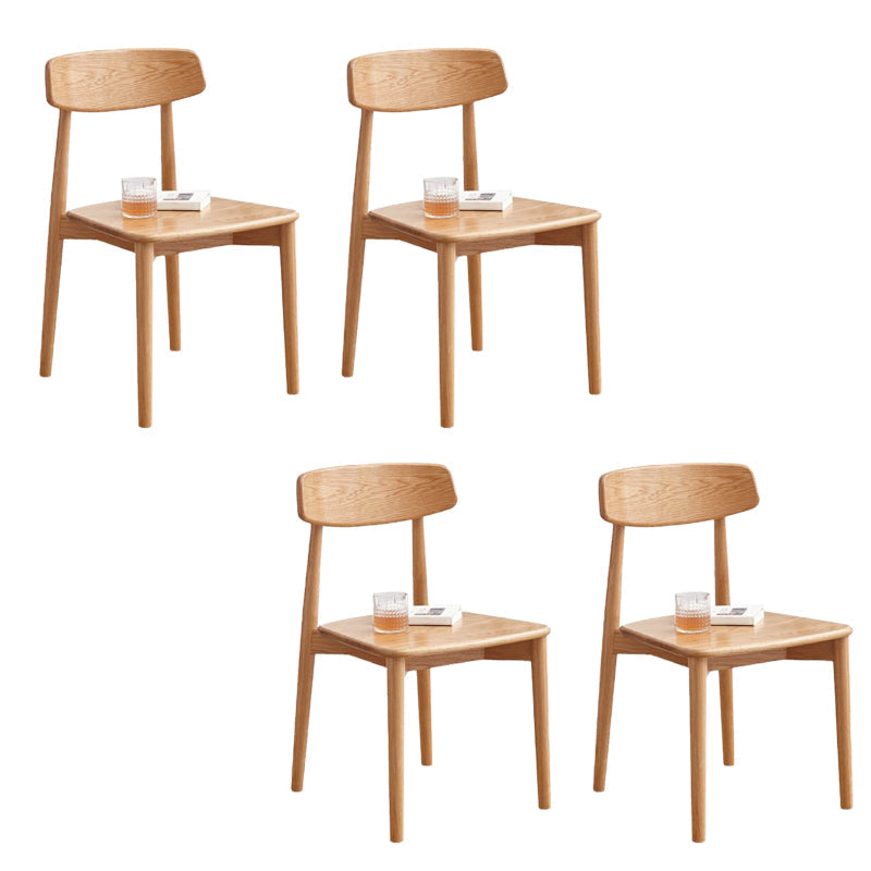 Esszimmer armloser Esstuhl Haus Holz offener Esstuhl