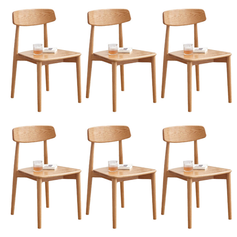 Esszimmer armloser Esstuhl Haus Holz offener Esstuhl