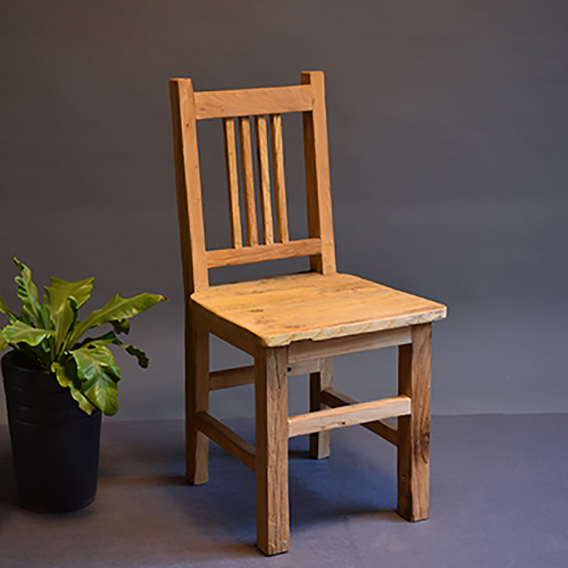 Dining Room Footrest Dining Chair Home Solid Wood Dining Chair Brown 1 Piece Clearhalo 'Dining Chairs' 'Dining Tables & Seating' 'dining_chair' 'furn' 'furn_dining_chair' 'Furniture' 'Kitchen & Dining Furniture' 7229978