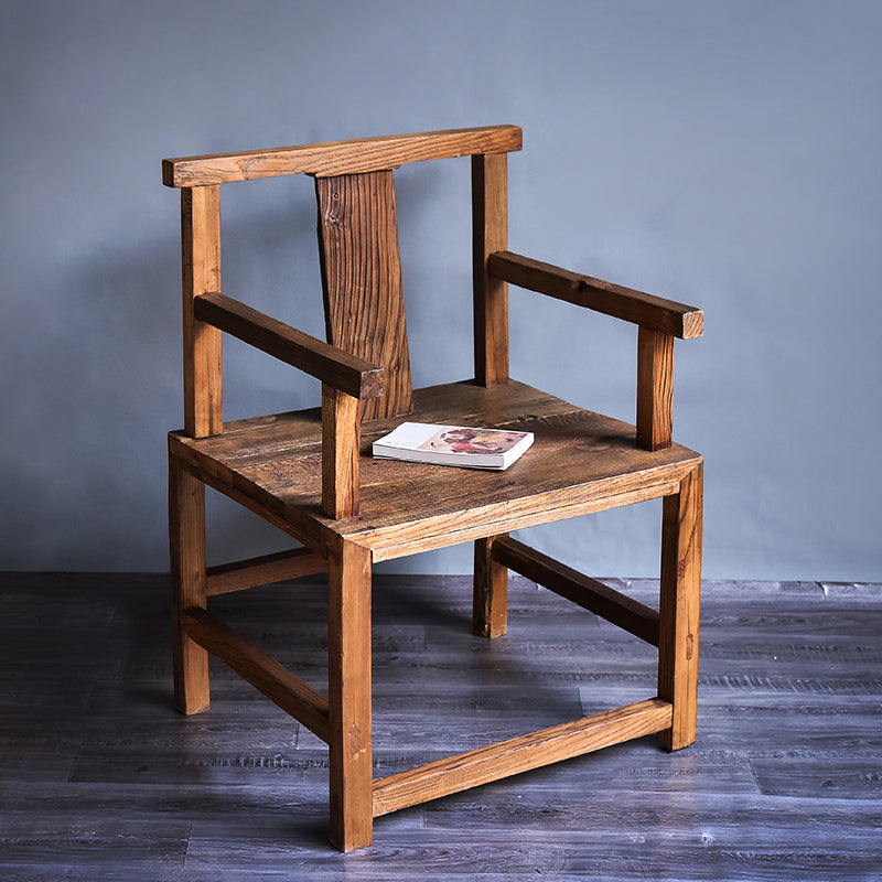 Dining Room Footrest Dining Chair Home Solid Wood Dining Chair Clearhalo 'Dining Chairs' 'Dining Tables & Seating' 'dining_chair' 'furn' 'furn_dining_chair' 'Furniture' 'Kitchen & Dining Furniture' 7229982