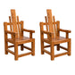 Dining Room Footrest Dining Chair Home Solid Wood Dining Chair Walnut 2 Piece Set Clearhalo 'Dining Chairs' 'Dining Tables & Seating' 'dining_chair' 'furn' 'furn_dining_chair' 'Furniture' 'Kitchen & Dining Furniture' 7229998