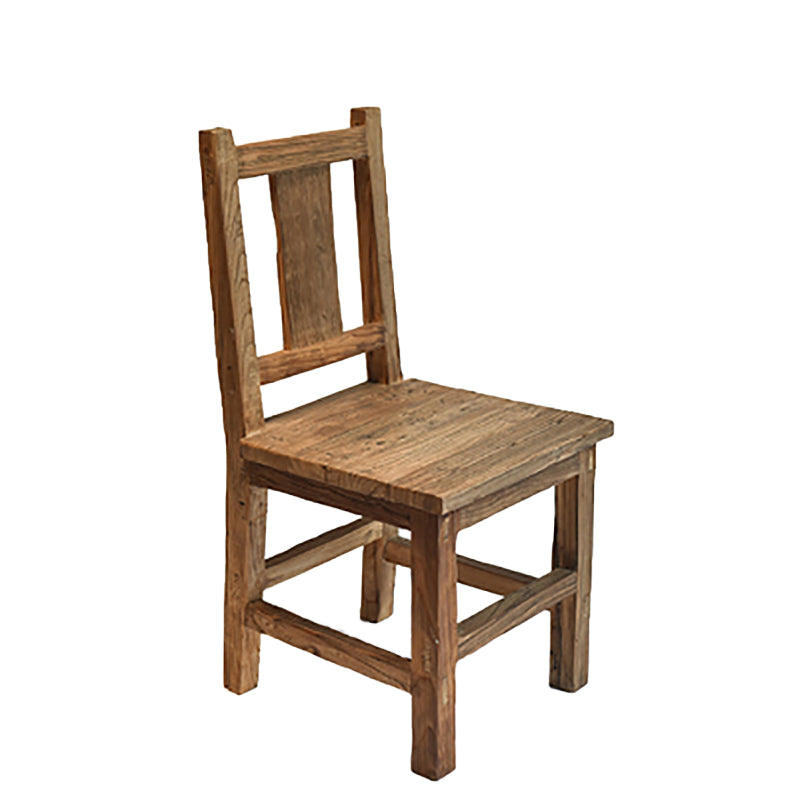 Dining Room Footrest Dining Chair Home Solid Wood Dining Chair Nut-Brown 1 Piece Clearhalo 'Dining Chairs' 'Dining Tables & Seating' 'dining_chair' 'furn' 'furn_dining_chair' 'Furniture' 'Kitchen & Dining Furniture' 7230002