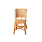 Contemporary Armless Wicker Chair Home Cane Back Dining Chair Light Yellow-Brown 1 Piece Clearhalo 'Dining Chairs' 'Dining Tables & Seating' 'dining_chair' 'furn' 'furn_dining_chair' 'Furniture' 'Kitchen & Dining Furniture' 7230035