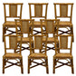 Contemporary Armless Wicker Chair Home Cane Back Dining Chair 8 Piece Set Clearhalo 'Dining Chairs' 'Dining Tables & Seating' 'dining_chair' 'furn' 'furn_dining_chair' 'Furniture' 'Kitchen & Dining Furniture' 7230049