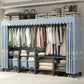 Freestanding Metal Frame Wardrobe Foldable Wardrobe with Garment Rod