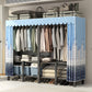 Freestanding Metal Frame Wardrobe Foldable Wardrobe with Garment Rod