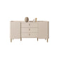 White Buffet Sideboard Dining Room Credenza with Drawers and Storage Clearhalo 'buffet_sideboard' 'Buffets & Sideboards' 'furn' 'furn_buffet_sideboard' 'Furniture' 'Kitchen & Dining Furniture' 7230345