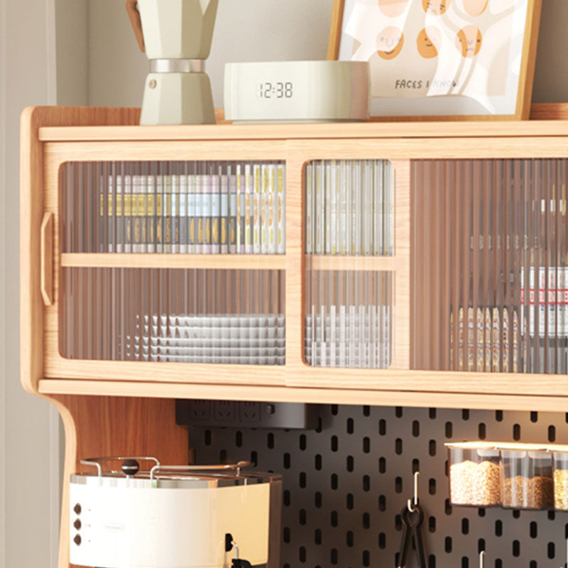 Tabella del server di legno moderno 3 cassetti Apri armadi di archiviazione inclusi per la casa